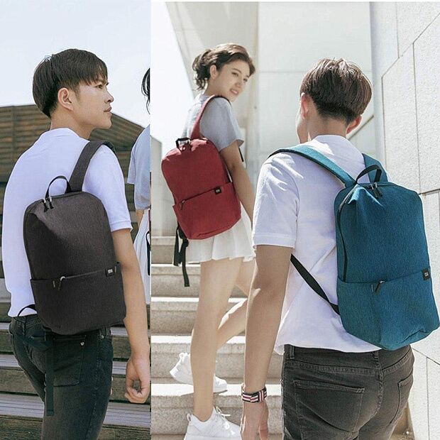 Рюкзак Xiaomi Сolorful Mini Backpack Bag 10L (ZJB4134CN) (Dark Gray) - 5