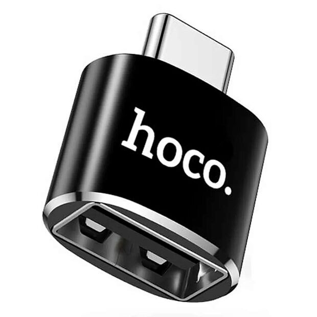 Переходник Hoco UA5 TypeC - Usb черный : характеристики и инструкции 
