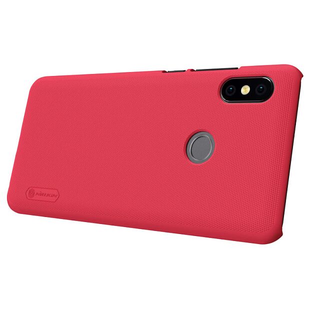 Чехол для Xiaomi Redmi Note 5 Pro Nillkin Super Frosted Shield (Red/Красный) - 2