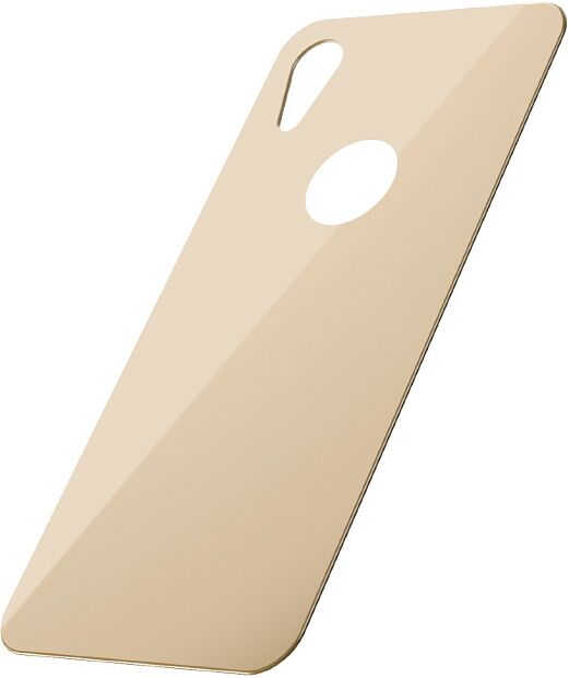 Защитное стекло BASEUS SGAPIPH61-BM0V для iPhone XR, заднее, золотой - 1