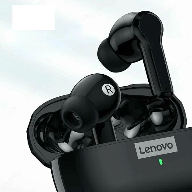 Беспроводные наушники Lenovo LivePods LP1S (Black) - 4