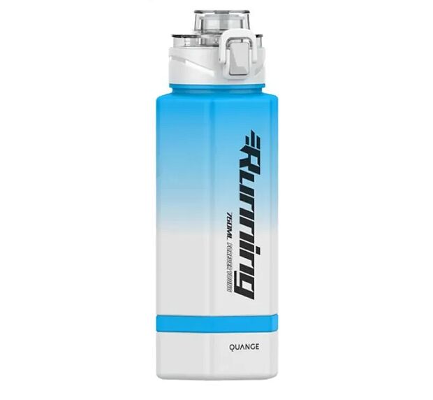 Бутылка для воды Quange Tritan 760ml TR102-760 White/Blue - 3