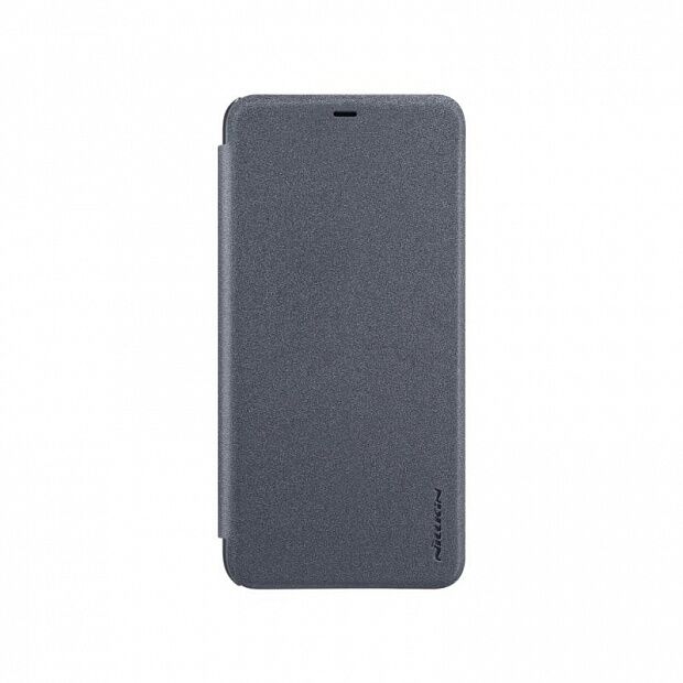 Чехол-книжка для Xiaomi Mi 8 Nillkin Sparkle Leather Case (Grey/Серый) 