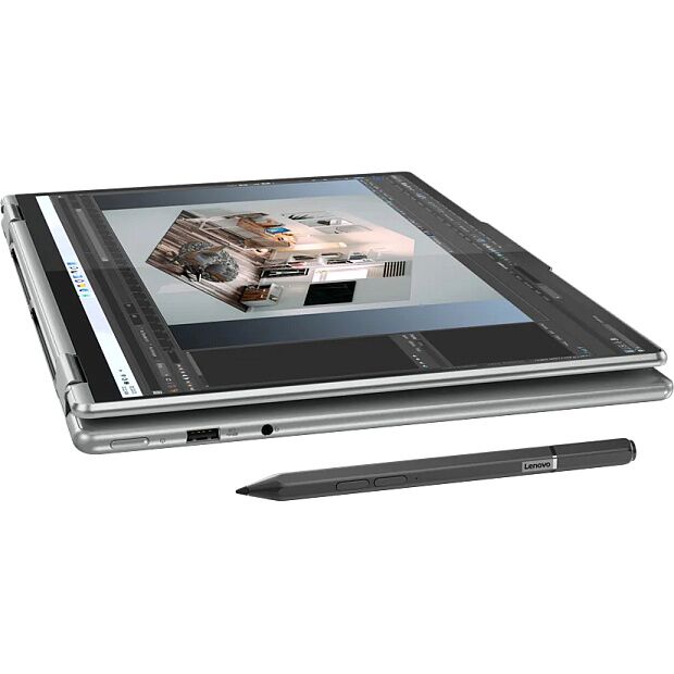Ноутбук Lenovo Yoga 7 16IAP7 16(2560x1600 IPS) Touch Intel Core i7 1260P(2.1Ghz) 16384Mb 1024SSDGb noDVD Int:Intel Iris Xe Graphics Cam BT WiFi 71WH - 8
