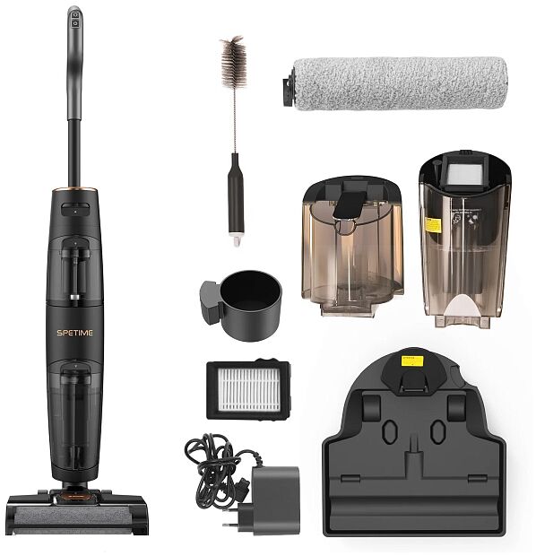 Беспроводной ручной моющий пылесос Spetime Dry and Wet cleaner S16 RU (Black) - 7