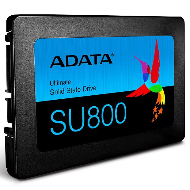 Твердотельный накопитель ADATA SSD Ultimate SU800, 1024GB, 2.5 7mm, SATA3, 3D TLC, R/W 560/520MB/s, IOPs 80 000/80 000, DRAM buffer 1024MB, TBW 800, - 4