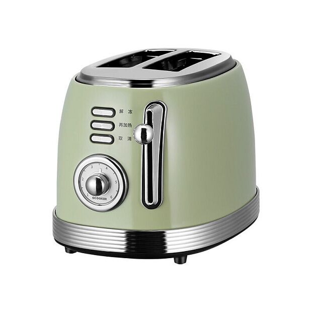 Тостер-гриль Ocooker Small Retro Toaster (Green) : характеристики и инструкции - 5