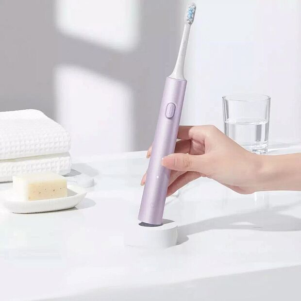 Электрическая зубная щетка Mijia Electric Toothbrush T302 MES608 Purple - 3