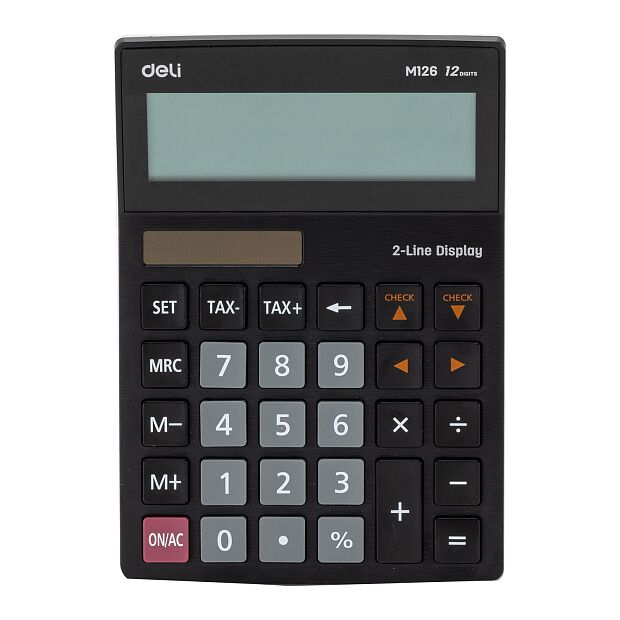 EM126 Калькулятор Deli EM126 черный 12-разр. - 3