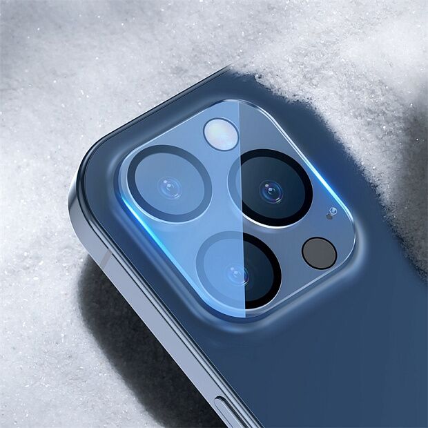 Защитное стекло BASEUS SGAPIPH67P-AJT02 на объектив камеры для iPhone 12 Pro Max 6.7, прозрачный, ( - 2