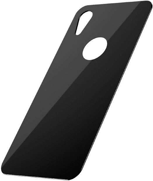Защитное стекло BASEUS SGAPIPH61-BM01 для iPhone XR, заднее, черный - 1
