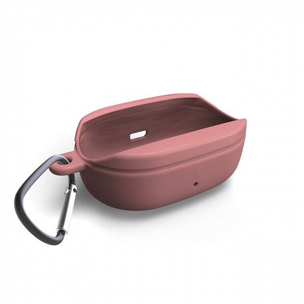 Силиконовый чехол для наушников с карабином Redmi Airdots (Pink/Розовый) : отзывы и обзоры - 1