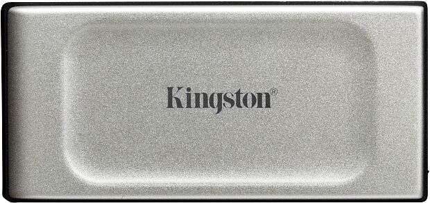 Твердотельный накопитель Kingston SSD XS2000, 500GB, Portable Type-C, USB 3.2 Gen 2x2, R/W 2000/2000MB/s, IP55, 70x33x14mm, Silver - 3