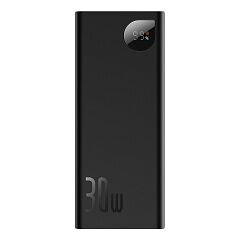 Внешний аккумулятор Baseus Adaman Metal Display Fast charge 20000mAh 30W черный (PPAD030001)