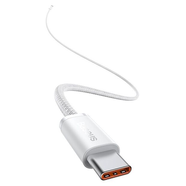 Кабель USB-C BASEUS Dynamic Series Fast Charging, Type-C - Type-C, 5A, 100W, 2 м, белый - 7