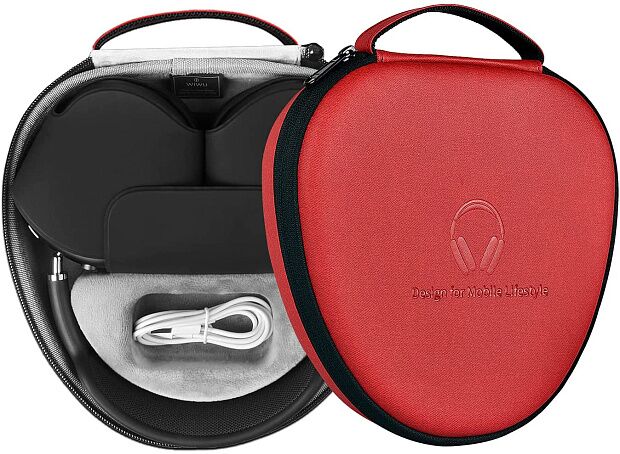 Чехол WIWU Ultrathin Smart Case для AirPods Max красный - 2
