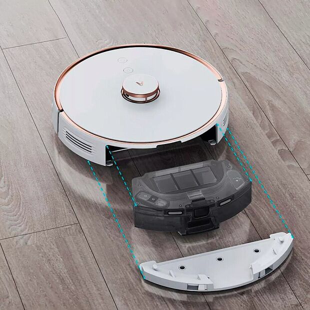 Робот-пылесос с базой самоочистки Viomi Robot Vacuum Cleaner Alpha S9 V-RVCLMD28A EU (White) - характеристики и инструкции - 6