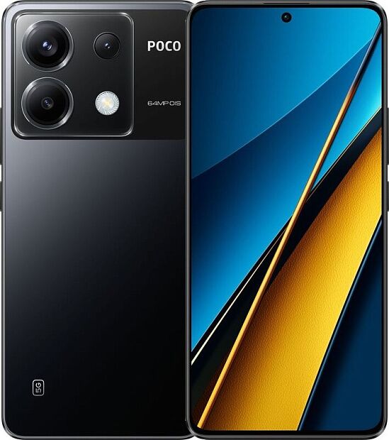 Смартфон Poco X6 5G 8Gb/256Gb Black EU - 1