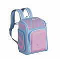 Рюкзак школьный UBOT Full-open Suspension Spine Protection Schoolbag 18L (голубой/розовый) - фото