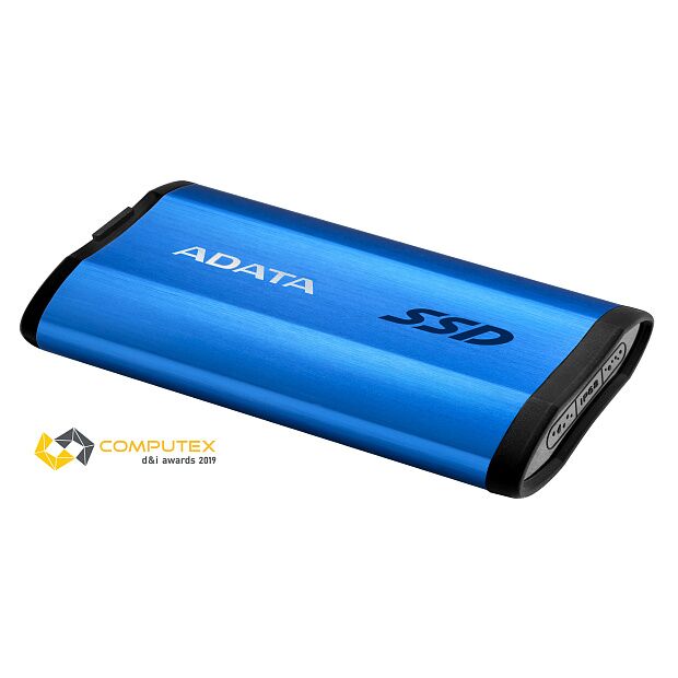 Твердотельный накопитель ADATA External SSD SE800, 1024GB, Type-C, USB 3.2 Gen2, R/W 1000/1000 MB/s, IP68, 73x44x13mm, Blue : характеристики и инструкции - 4