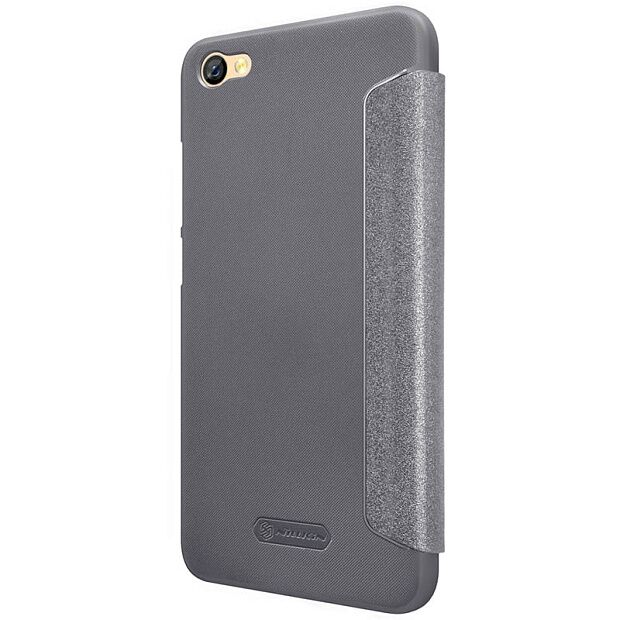 Чехол для Redmi Note 5A Nillkin Sparkle Leather Case (Black/Черный) : отзывы и обзоры - 4