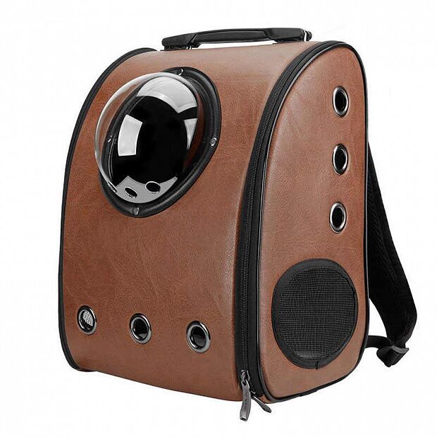 Переноска-рюкзак для животных Xiaomi Little Beast Star Pet Bag Breathable Space XN11-5001 (Brown) - 1