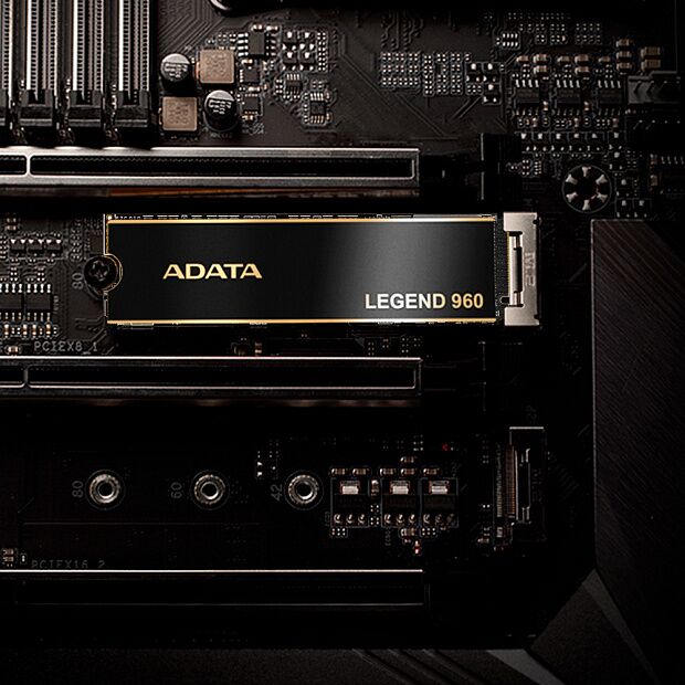 Твердотельный накопитель ADATA SSD LEGEND 960, 4000GB, M.2(22x80mm), NVMe 1.4, PCIe 4.0 x4, 3D NAND, R/W 7400/6800MB/s, IOPs 700 000/550 000, DRAM bu - 1