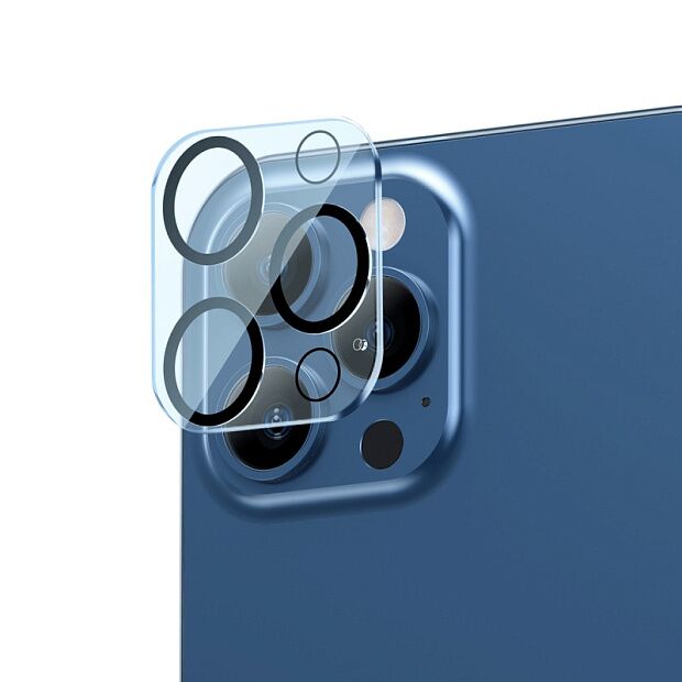 Защитное стекло BASEUS SGAPIPH67P-AJT02 на объектив камеры для iPhone 12 Pro Max 6.7, прозрачный, ( - 3