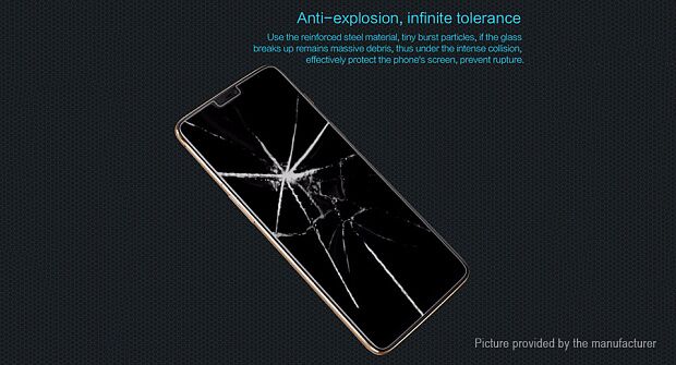 Защитное стекло для OnePlus 6T Nillkin H Series 0.33mm - 7