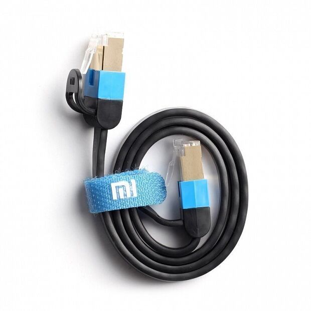 Сетевой кабель Xiaomi Mi Gigabit Ethernet 50 см (Black/Черный) - 1