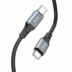 USB-C кабель HOCO X92 Honest Type-C, 3А, PD60W, 3м, силикон (черный)