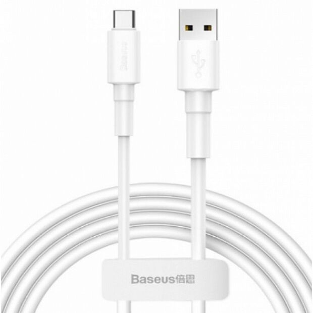Кабель Baseus Mini Cable USB For Type-C 3A 1m CATSW-02 (White/Белый) 