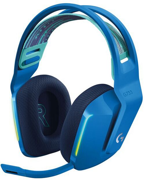 Гарнитура/ Logitech Headset G733 LIGHTSPEED Wireless RGB Gaming BLUE Retail - 2