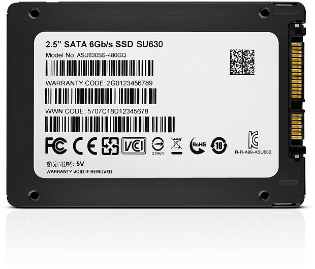 Твердотельный накопитель ADATA SSD Ultimate SU630, 480GB, 2.5 7mm, SATA3 - 6