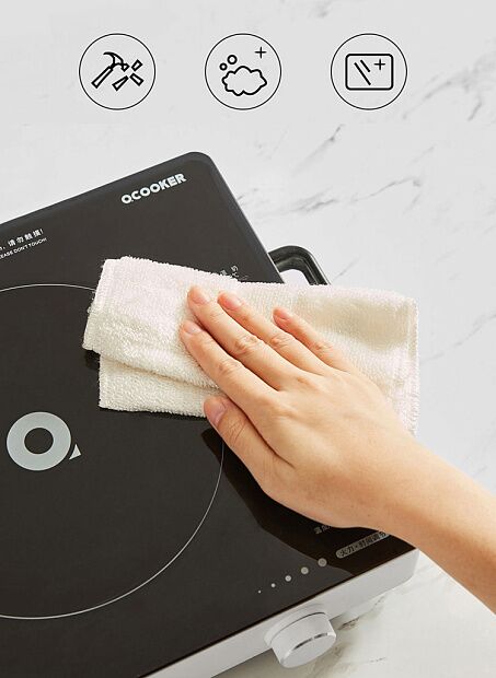 Электрическая керамическая плита Qcooker Kitchen Small Square Stove CR-DT01 (White) : характеристики и инструкции - 5