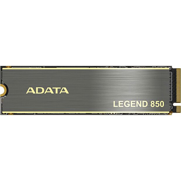 Твердотельный накопитель ADATA SSD LEGEND 850, 512GB, M.2(22x80mm), NVMe 1.4, PCIe 4.0 x4, 3D NAND, R/W 5000/2700MB/s, IOPs 380 000/530 000, TBW 500, - 2