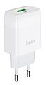 Сетевое зарядное устройство Hoco C72Q Glorious белый - фото