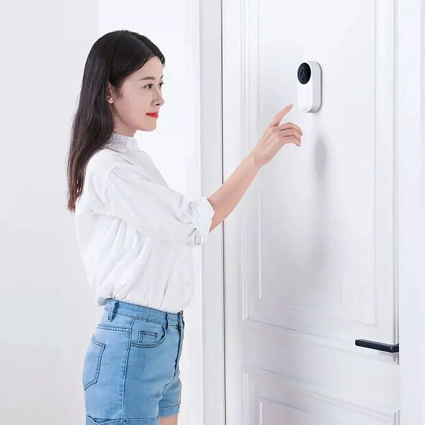 Умный дверной звонок Xiaobai Smart Video Doorbell D1 Set CMDR001W (White) - 4