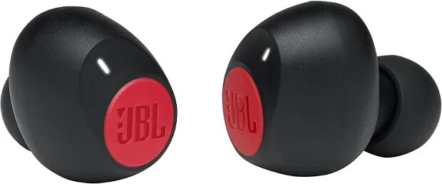 Беспроводные наушники JBL T115TWS Black / Red - 1