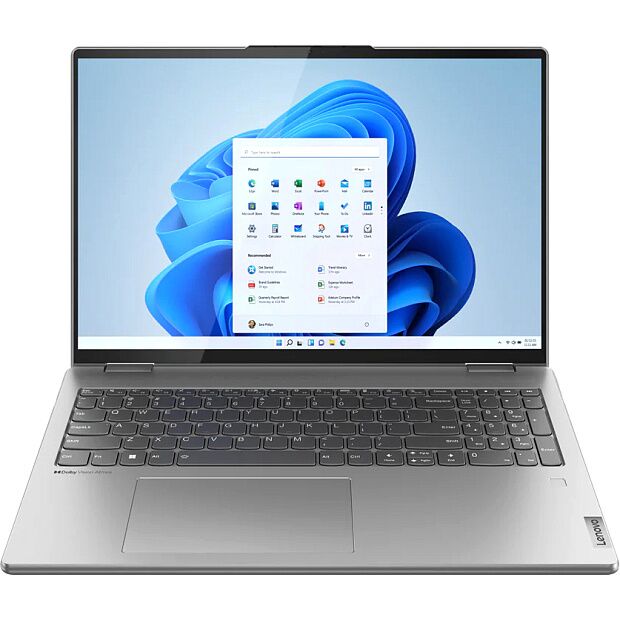 Ноутбук Lenovo Yoga 7 16IAP7 16(2560x1600 IPS) Touch Intel Core i7 1260P(2.1Ghz) 16384Mb 1024SSDGb noDVD Int:Intel Iris Xe Graphics Cam BT WiFi 71WH : характеристики и инструкции - 2