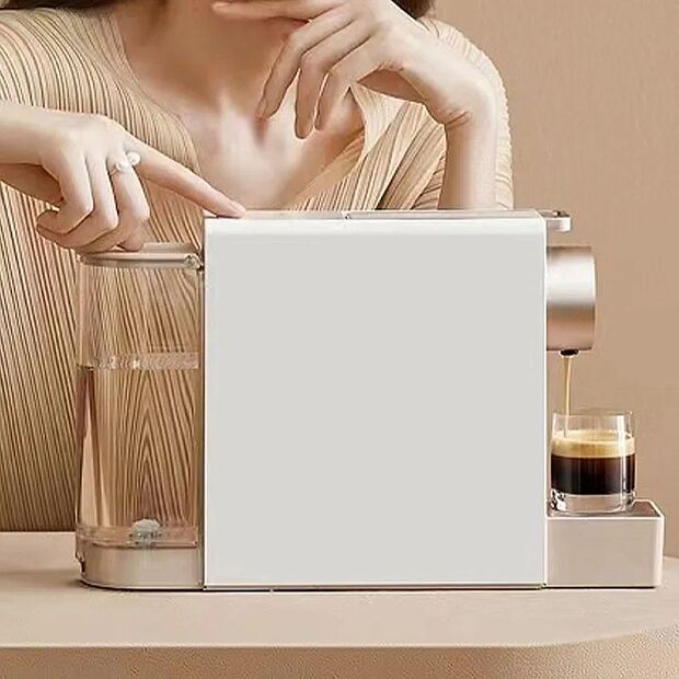 Кофемашина капсульная Scishare Capsule Coffee Machine Mini S1201 (Gold) - 3