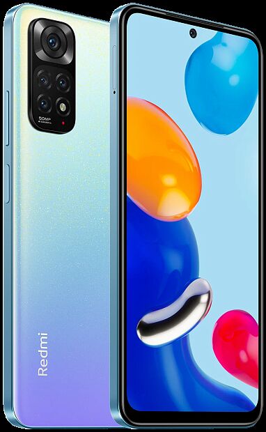 Смартфон Redmi Note 11 NFC 4Gb/128Gb (Star Blue) RU - 5
