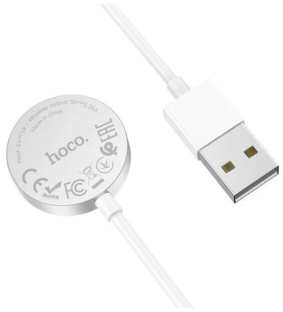 Беспроводное зарядное устройство для часов Apple Watch Hoco CW39 белый - 4