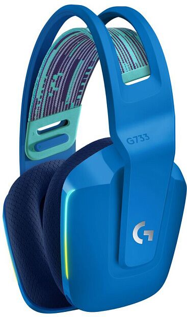 Гарнитура/ Logitech Headset G733 LIGHTSPEED Wireless RGB Gaming BLUE Retail - 1