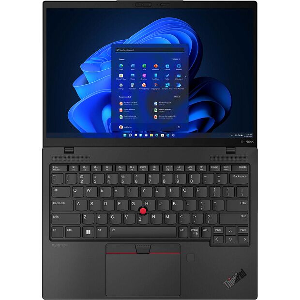 Ноутбук Lenovo ThinkPad X1 NANO G2 13 2K (2160x1350) i7-1260P 1TB_SSD 16GB W11_Pro BLACK 1Y (OS:ENG; Keyb:ENG, Powercord:US) : характеристики и инструкции - 7