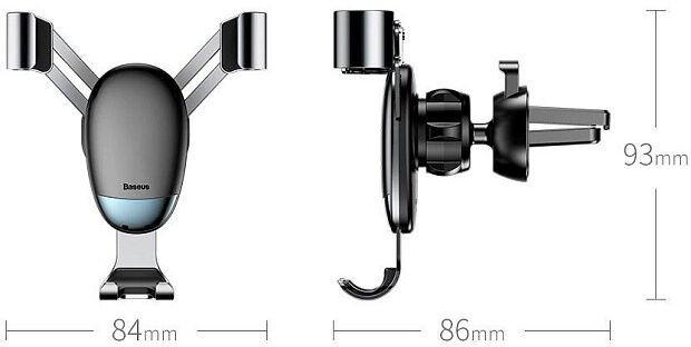 Держатель для смартфона Baseus Mini Gravity Holder SUYL-G01 (Black/Черный) : отзывы и обзоры - 4