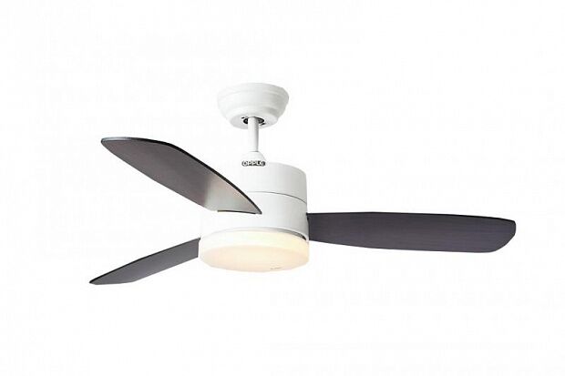 Вентилятор c подсветкой Opple Wood Leaf Fan Light Pure Static Series 42 Inch (Dark Brown) 