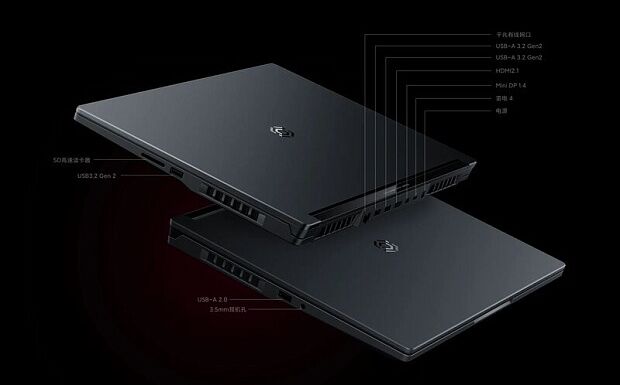 Ноутбук Redmi G (I7-12650H 16GB/512GB RTX3050 win11 ) JYU4489CN , black - 4