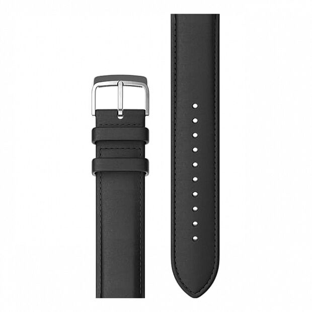 Кожаный ремешок Mobvoi Ticwatch Leather Strap (Black/Черный) 