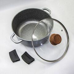 Кастрюля с крышкой Hoarbar Casserole 24CM A0324A